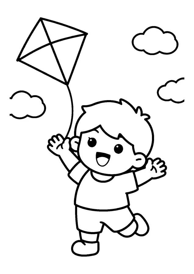 Desenho de desenho de Dia das Crianças para colorir