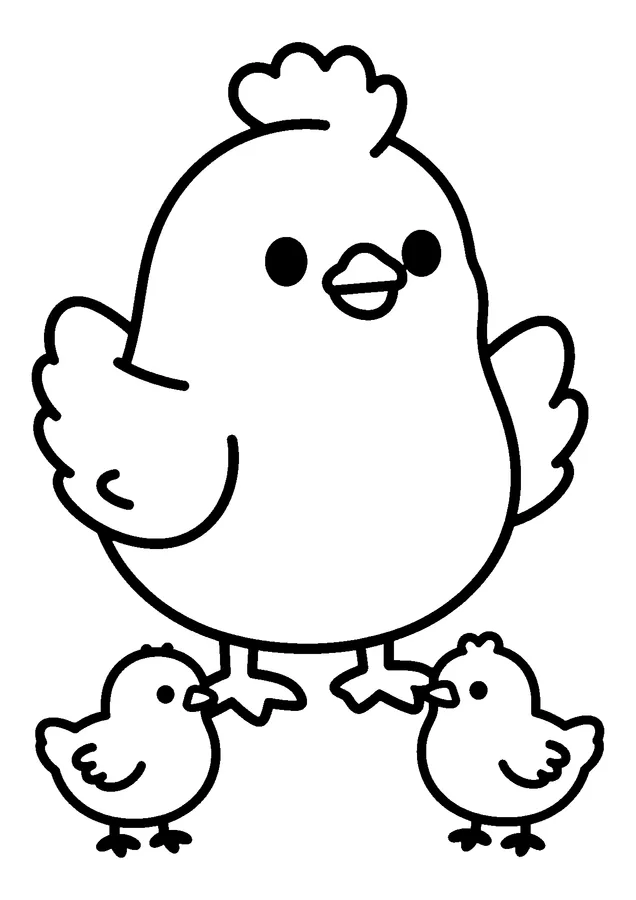 Desenho de animal da fazenda para colorir