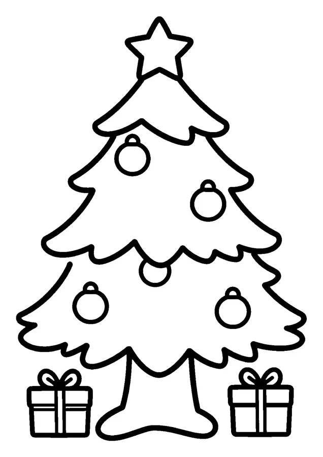 Desenho de desenho de Natal para colorir